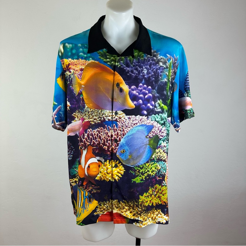 Lazy Oaf Vibrant Reef Men's Shirt